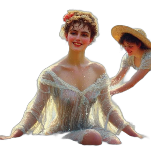 dress, hat, crown, jewelry transparent PNG cut-out