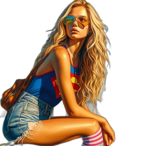 dress, face, photorealistic, oil painting transparent PNG cut-out