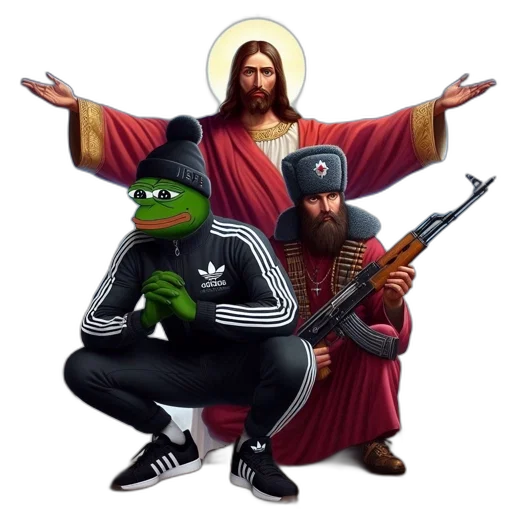 weapon, animal, pixel art, jesus transparent PNG cut-out