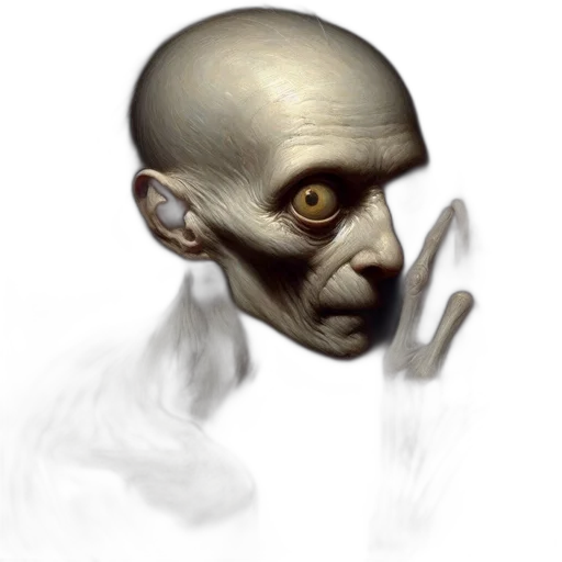 mask, face, creature, staff transparent PNG cut-out
