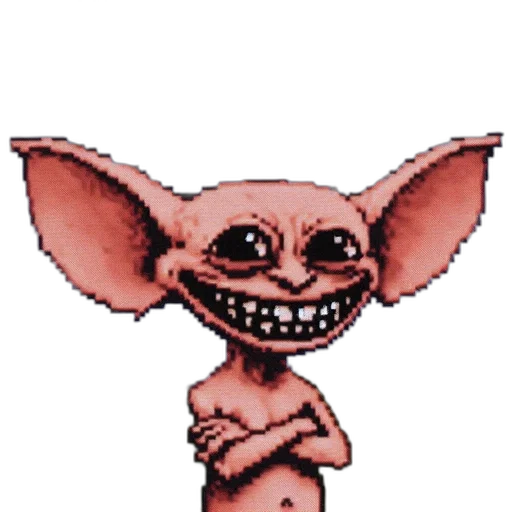 creature, mask, staff, face transparent PNG cut-out