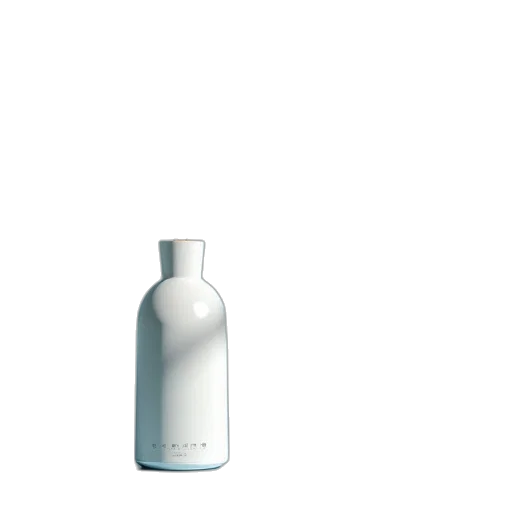 bottle, hair, 3d render, photorealistic transparent PNG cut-out
