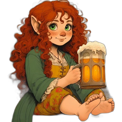 fantasy art, concept art, pixel art, cartoon transparent PNG cut-out