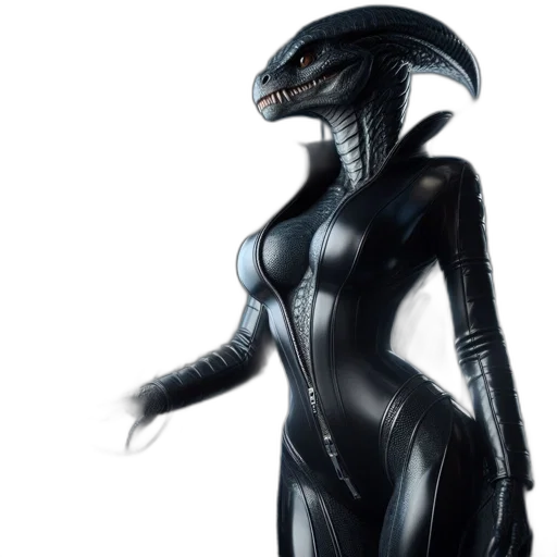 creature, dragon, robot, dress transparent PNG cut-out