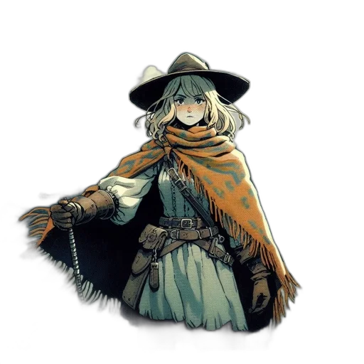 staff, hat, weapon, mask transparent PNG cut-out