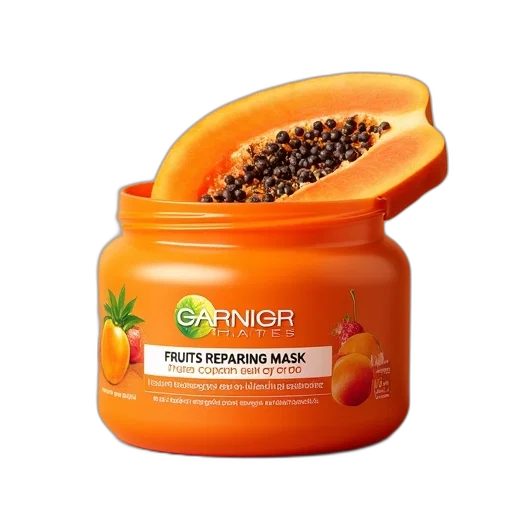 garnier, fruits, repairing, mask transparent PNG cut-out