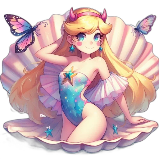 dress, creature, crown, pixel art transparent PNG cut-out