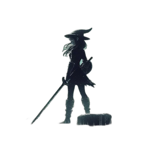 sword, weapon, staff, robot transparent PNG cut-out