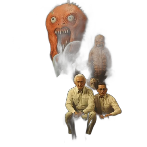 creature, mask, robot, staff transparent PNG cut-out