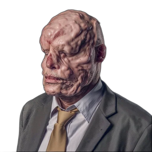 mask, face, creature, staff transparent PNG cut-out