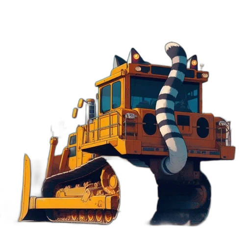 robot, car, weapon, staff transparent PNG cut-out