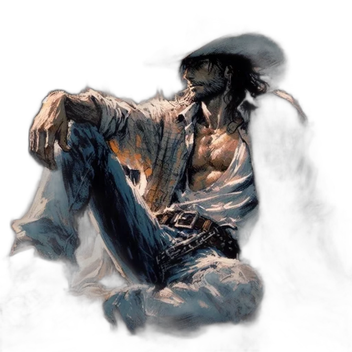 concept art, fantasy art, photorealistic, comic book art transparent PNG cut-out