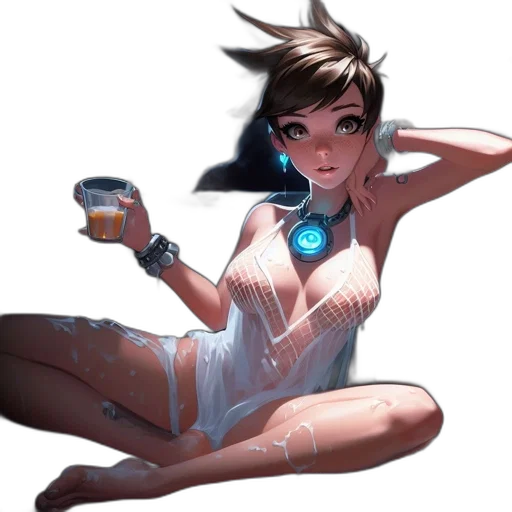 dress, robot, jewelry, bottle transparent PNG cut-out