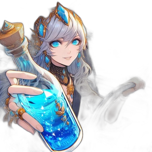 staff, bottle, weapon, dragon transparent PNG cut-out