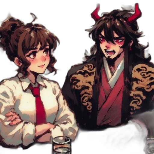pixel art, concept art, anime, fantasy art transparent PNG cut-out