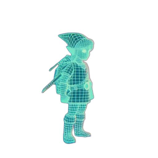 hat, robot, umbrella, jacket transparent PNG cut-out