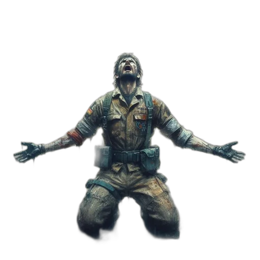 jacket, robot, creature, mask transparent PNG cut-out