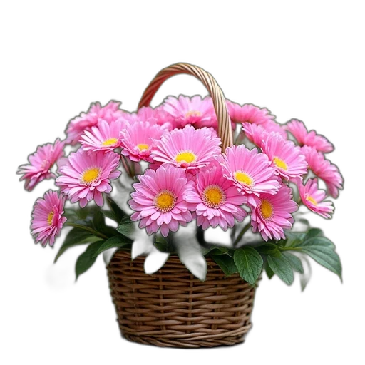 flower, crown, jewelry, photorealistic transparent PNG cut-out