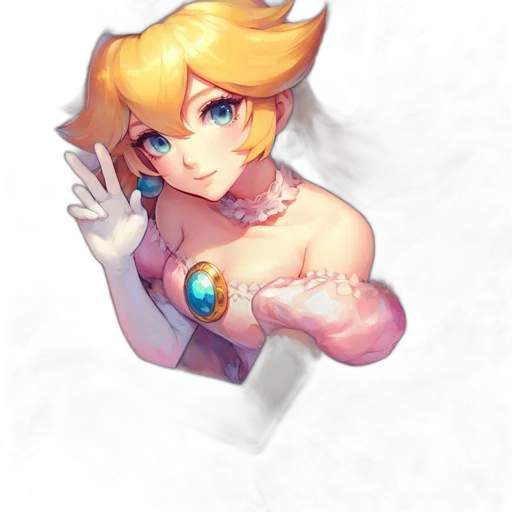 dress, crown, staff, weapon transparent PNG cut-out
