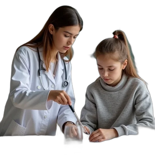 young, teacher, assisting, teenage transparent PNG cut-out