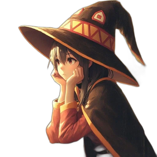 hat, staff, mask, face transparent PNG cut-out