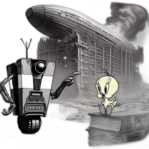 robot, concept art, comic book art, cartoon transparent PNG cut-out