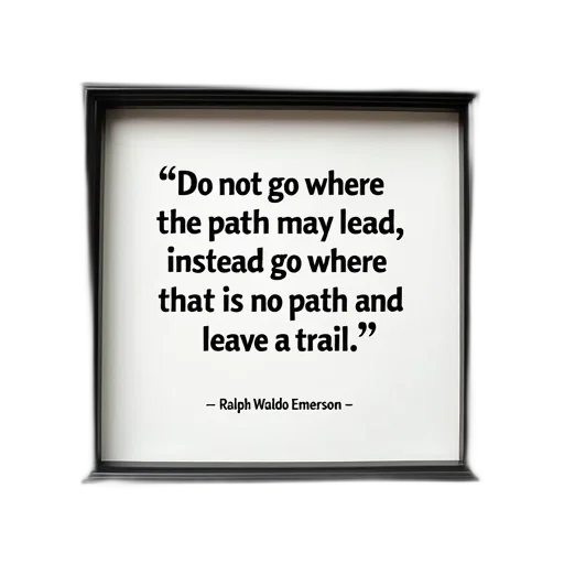 black, square, frame, quote transparent PNG cut-out