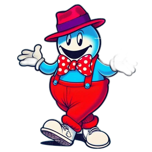 hat, robot, staff, jacket transparent PNG cut-out