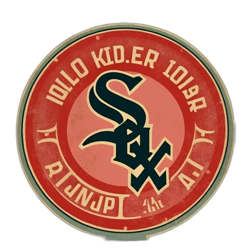 chicago, white, sox, poster transparent PNG cut-out