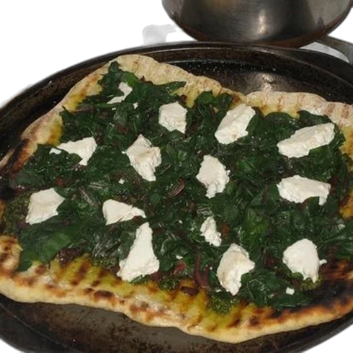 food, homemade, pizza, spinach transparent PNG cut-out