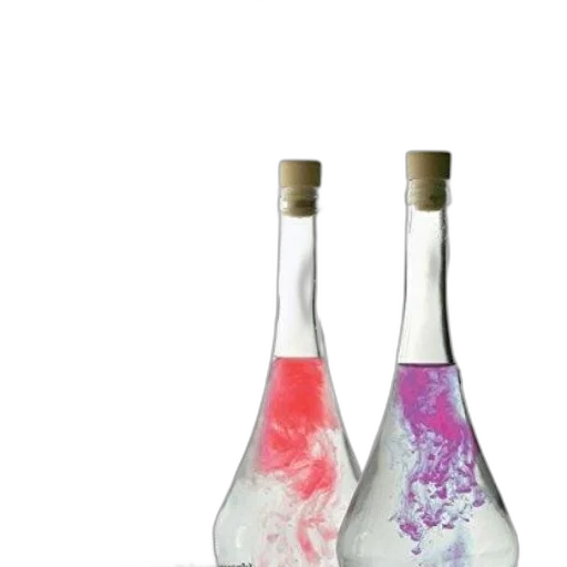 bottle, 3d render, concept art, watercolor transparent PNG cut-out