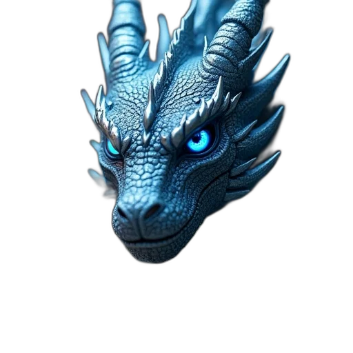 dragon, creature, staff, animal transparent PNG cut-out