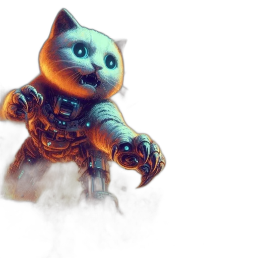 robot, creature, concept art, fantasy art transparent PNG cut-out