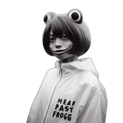 jacket, mask, face, creature transparent PNG cut-out