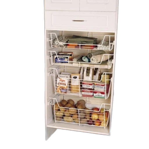 furniture, well-organized, pantry, shelves transparent PNG cut-out