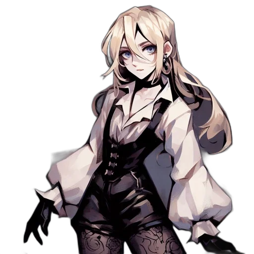 staff, dress, jacket, weapon transparent PNG cut-out