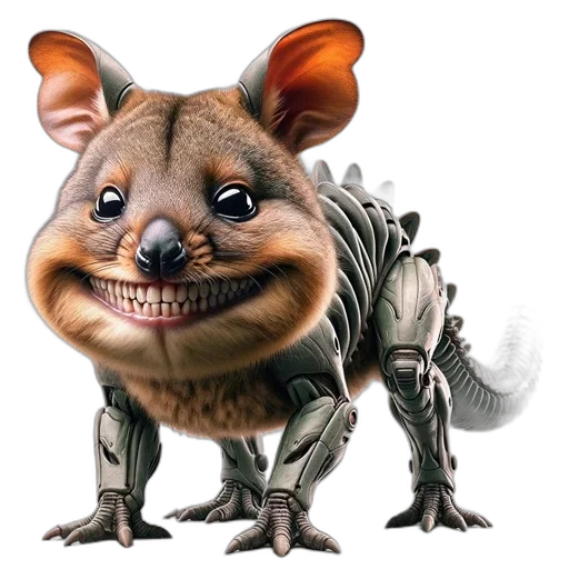 animal, creature, robot, dragon transparent PNG cut-out