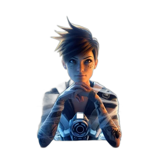 robot, face, jacket, weapon transparent PNG cut-out