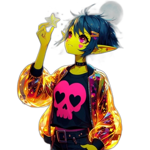 jacket, staff, concept art, pixel art transparent PNG cut-out