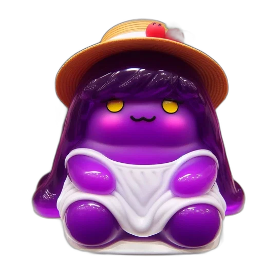 hat, 3d render, concept art, plush transparent PNG cut-out