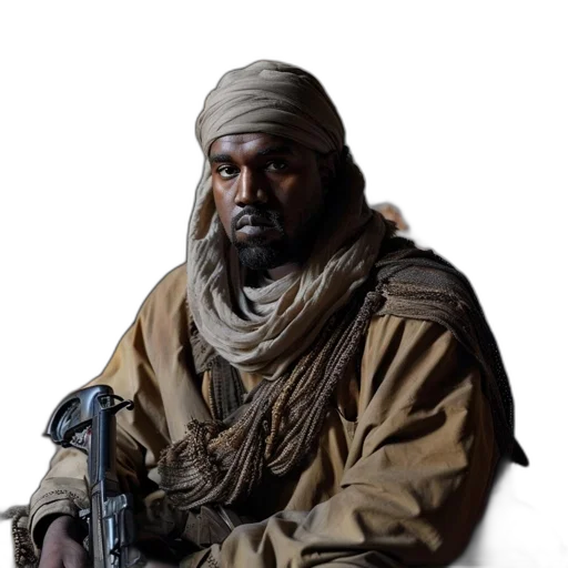 weapon, staff, face, photorealistic transparent PNG cut-out