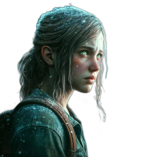 face, concept art, fantasy art, photorealistic transparent PNG cut-out