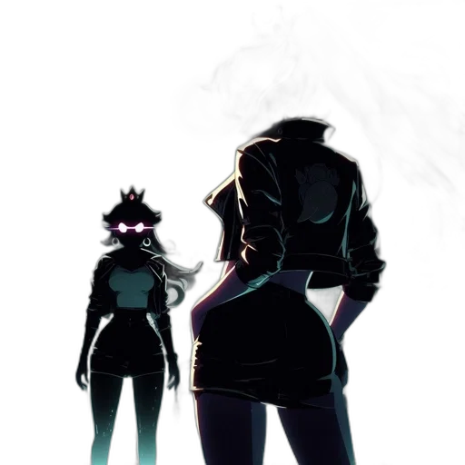 jacket, staff, mask, crown transparent PNG cut-out