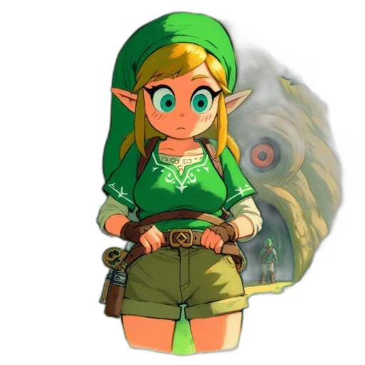 staff, mask, weapon, dress transparent PNG cut-out