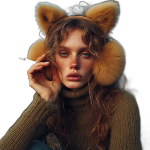 hat, mask, jacket, creature transparent PNG cut-out