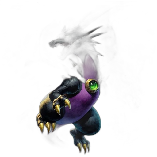 dragon, staff, weapon, mask transparent PNG cut-out