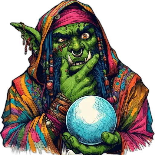 face, mask, staff, creature transparent PNG cut-out