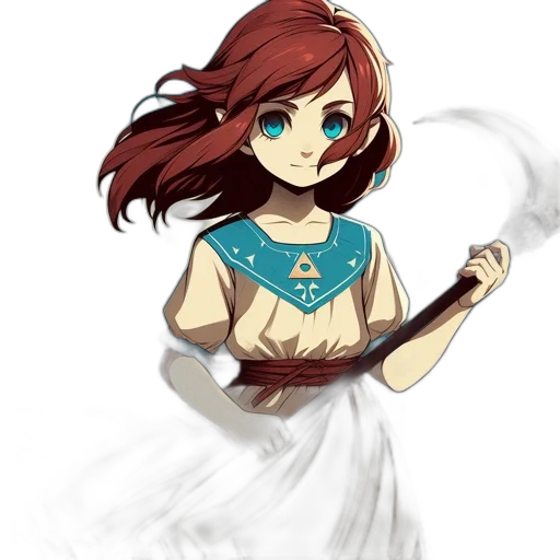 staff, dress, sword, jewelry transparent PNG cut-out