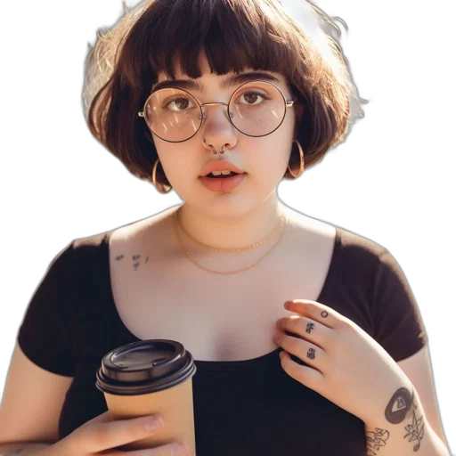face, hat, staff, hair transparent PNG cut-out