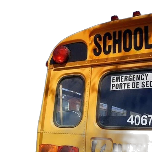 car, yellow, school, bus transparent PNG cut-out